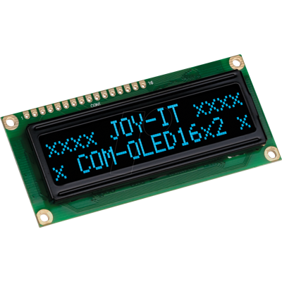 JOY-IT DEBO OLED 16X2 - Placas de desarrollo - Pantalla OLED, 16x2 caracteres, azul JOY-IT DEBO OLED 16X2 - Placas de desarrollo - Pantalla OLED, 16x2 caracteres, azul