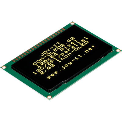 JOY-IT DEBO OLED 2.42 - Placas de desarrollo - Pantalla OLED, 2,42", 128x64 píxeles JOY-IT DEBO OLED 2.42 - Placas de desarrollo - Pantalla OLED, 2,42", 128x64 píxeles