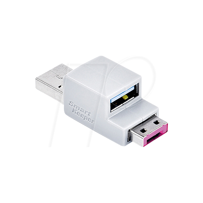SMARTKEEPER SK LK03PK - Cerradura de cable, USB tipo A, rosa SMARTKEEPER SK LK03PK - Cerradura de cable, USB tipo A, rosa