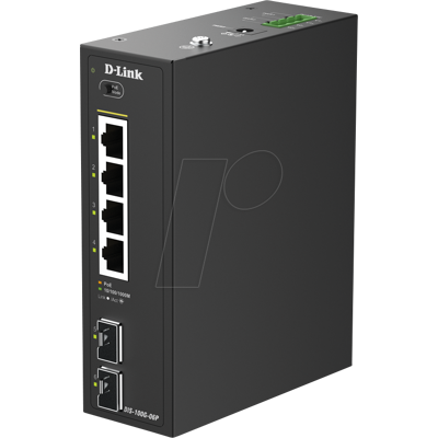 D-LINK 100G06P - Conmutador, 6 puertos, Gigabit Ethernet, SFP, PoE D-LINK 100G06P - Conmutador, 6 puertos, Gigabit Ethernet, SFP, PoE