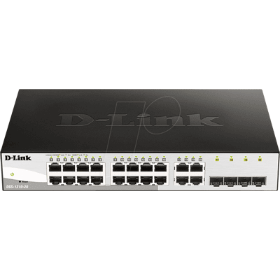 D-LINK DGS12102E - Conmutador, 20 puertos, Gigabit Ethernet, 4x RJ45/SFP D-LINK DGS12102E - Conmutador, 20 puertos, Gigabit Ethernet, 4x RJ45/SFP