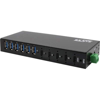 EXSYS 12290HMS - USB 3,2 Gen 2x1 10 puertos Hub, 4x USB-C, 6x USB-A.. EXSYS 12290HMS - USB 3,2 Gen 2x1 10 puertos Hub, 4x USB-C, 6x USB-A..