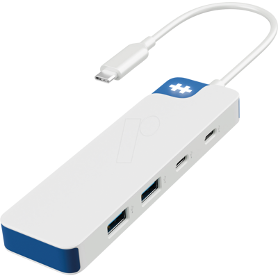 HYPER HD5200 BL - USB-C Hub Combo, 4 puertos, 2x USB-A, 2x USB-C. HYPER HD5200 BL - USB-C Hub Combo, 4 puertos, 2x USB-A, 2x USB-C.