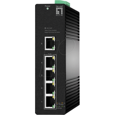 LEVELONE IG2105P - Switch, 5 puertos, Gigabit Ethernet, PoE+ LEVELONE IG2105P - Switch, 5 puertos, Gigabit Ethernet, PoE+