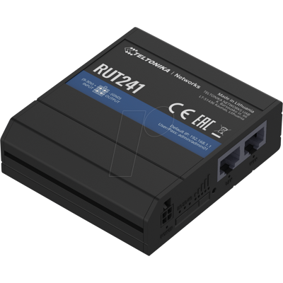 TELTONIKA RUT241 - Router industrial LTE, WLAN TELTONIKA RUT241 - Router industrial LTE, WLAN