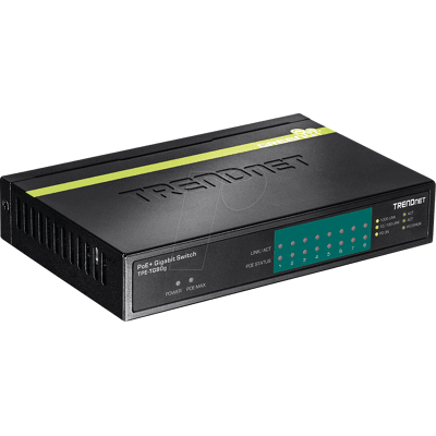 TRENDNET TRN TPE-TG80G - Switch, 8 puertos, Gigabit Ethernet, PoE TRENDNET TRN TPE-TG80G - Switch, 8 puertos, Gigabit Ethernet, PoE