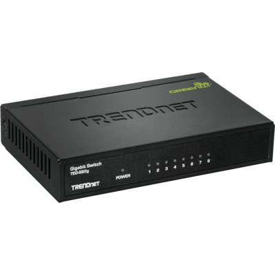 TRENDNET TRN TEG-S82G - Switch, 8 puertos, Gigabit Ethernet TRENDNET TRN TEG-S82G - Switch, 8 puertos, Gigabit Ethernet