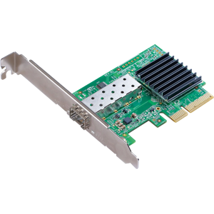 EDIMAX EDI EN-9320SFP+2 - NIC, PCI Express, 10 Gigabit Ethernet, 1x SFP+ EDIMAX EDI EN-9320SFP+2 - NIC, PCI Express, 10 Gigabit Ethernet, 1x SFP+