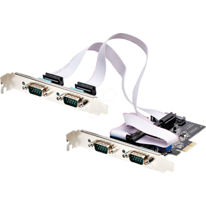 STARTECH.COM ST PS74ADF-SERIA - Tarjeta PCIe serie de 4 puertos, RS232/422/485 STARTECH.COM ST PS74ADF-SERIA - Tarjeta PCIe serie de 4 puertos, RS232/422/485