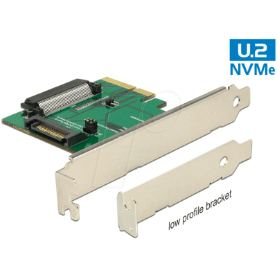 DELOCK 89672 - Conector hembra Delock PCIe x4 > U.2 NVMe DELOCK 89672 - Conector hembra Delock PCIe x4 > U.2 NVMe