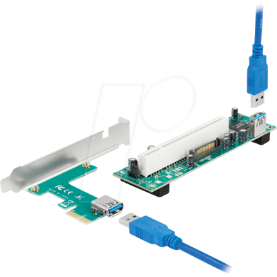 DELOCK 90065 - Convertidor PCIe x1 tarjeta > 1 x PCI interno, riser, cable de 6 DELOCK 90065 - Convertidor PCIe x1 tarjeta > 1 x PCI interno, riser, cable de 6