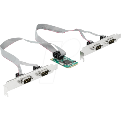 DELOCK 95243 - Tarjeta Mini PCIe > 4x RS-232 serie DELOCK 95243 - Tarjeta Mini PCIe > 4x RS-232 serie