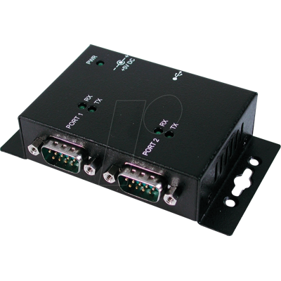 EXSYS EX-1332HMV - Convertidor USB 2.0, USB-B a 2x RS-232, metal, FTDI EXSYS EX-1332HMV - Convertidor USB 2.0, USB-B a 2x RS-232, metal, FTDI