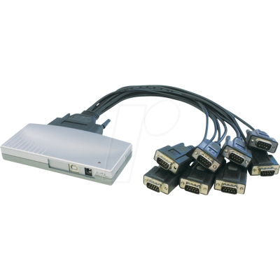 EXSYS EX-1338-2 - Convertidor USB 2.0, USB-B a 8x RS-232, FTDI EXSYS EX-1338-2 - Convertidor USB 2.0, USB-B a 8x RS-232, FTDI