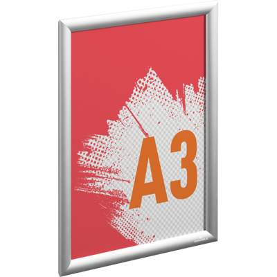 DURABLE 503423 - Marco plegable, A3, aluminio DURABLE 503423 - Marco plegable, A3, aluminio