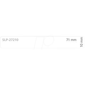 SEIKO INSTRUMENTS SEIKO SLP-27210 - Etiqueta polivalente, 10 mm x 71 mm, blanco SEIKO INSTRUMENTS SEIKO SLP-27210 - Etiqueta polivalente, 10 mm x 71 mm, blanco