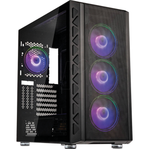 KOLINK 04665 - Kolink Citadel Mesh ATX ARGB Midi-Tower - negro KOLINK 04665 - Kolink Citadel Mesh ATX ARGB Midi-Tower - negro