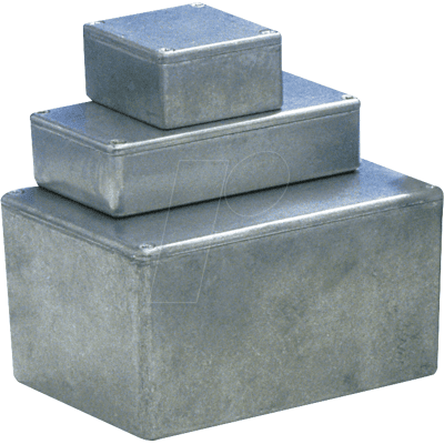 TEKO AL 10 - Carcasa de aluminio, 222 x 146 x 106 mm, plata TEKO AL 10 - Carcasa de aluminio, 222 x 146 x 106 mm, plata