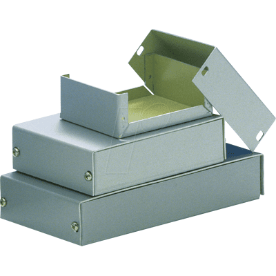 TEKO A4 - Carcasa de aluminio, 143 x 72 x 28 mm, plata TEKO A4 - Carcasa de aluminio, 143 x 72 x 28 mm, plata
