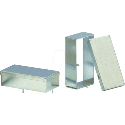 TEKO 3710 - Carcasa de chapa de acero, 54 x 50 x 19 mm (plata) TEKO 3710 - Carcasa de chapa de acero, 54 x 50 x 19 mm (plata)