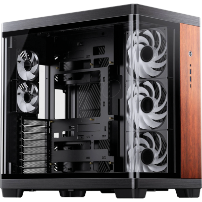 JNB 54945 - Jonsbo TK-4 Caja de madera para PC, ATX, vidrio templado - negro JNB 54945 - Jonsbo TK-4 Caja de madera para PC, ATX, vidrio templado - negro