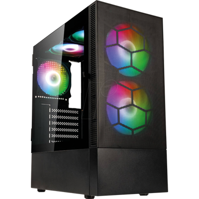 KOLINK 05822 - Kolink Observatory MX Mesh ARGB Midi-Tower - negro KOLINK 05822 - Kolink Observatory MX Mesh ARGB Midi-Tower - negro