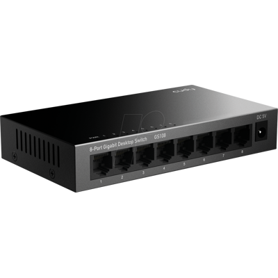 Conmutador de red Gigabit Cudy GS108 - Negro Conmutador de red Gigabit Cudy GS108 - Negro