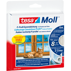 tesa tesamoll Classic P-Profile 10m x 9mm tesa tesamoll Classic P-Profile 10m x 9mm