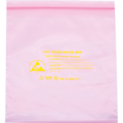 QUADRIOS QUAD 1903EC113 - Bolsa ESD, disipativa, 10 piezas 200 x 250 mm QUADRIOS QUAD 1903EC113 - Bolsa ESD, disipativa, 10 piezas 200 x 250 mm