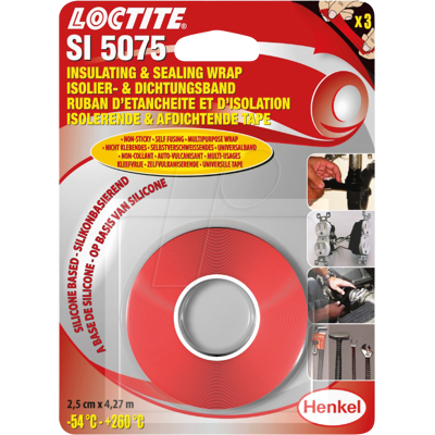 LOCTITE 5075 - Cinta de aislamiento y sellado (rojo) 2,5 cm de ancho, 4,27 metr LOCTITE 5075 - Cinta de aislamiento y sellado (rojo) 2,5 cm de ancho, 4,27 metr