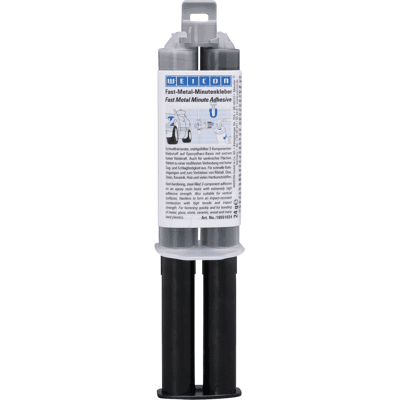 WEICON KLEBER FAST-M - Adhesivo epoxi, Fast-Metal, antracita, 24 ml WEICON KLEBER FAST-M - Adhesivo epoxi, Fast-Metal, antracita, 24 ml