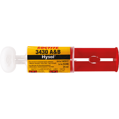 LOCTITE 3430 24M - Adhesivo, Hysol , transparente, 5 minutos, 24 ml LOCTITE 3430 24M - Adhesivo, Hysol , transparente, 5 minutos, 24 ml