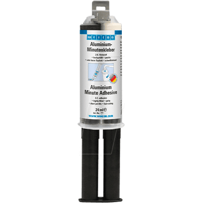WEICON 10552024 - Adhesivo minuto de aluminio, 24 ml WEICON 10552024 - Adhesivo minuto de aluminio, 24 ml