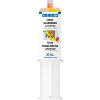 WEICON 10553024 - Pegamento epoxi minuto, amarillo, 24 ml WEICON 10553024 - Pegamento epoxi minuto, amarillo, 24 ml