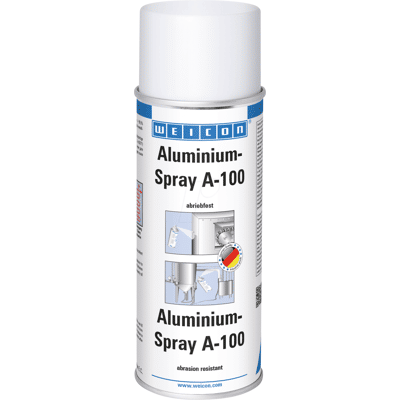 WEICON 11050400 - Aerosol de aluminio a-100, 400 ml, resistente a la abrasió WEICON 11050400 - Aerosol de aluminio a-100, 400 ml, resistente a la abrasió