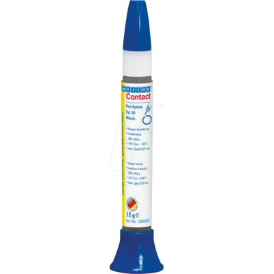 WEICON 12603012 - Pegamento de cianoacrilato negro - 12 g WEICON 12603012 - Pegamento de cianoacrilato negro - 12 g