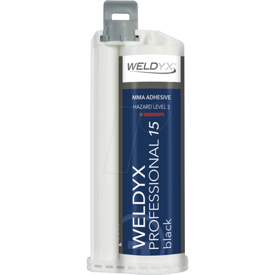 GLUETEC WIKO 100979 - Adhesivo de metilacrilato 2K, negro, 50 ml GLUETEC WIKO 100979 - Adhesivo de metilacrilato 2K, negro, 50 ml