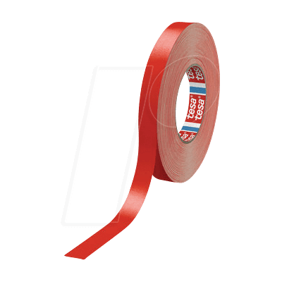 TESA 04651RT-38 - Cinta de tela tesaband® Premium, tejido abierto, 38 mm, rojo TESA 04651RT-38 - Cinta de tela tesaband® Premium, tejido abierto, 38 mm, rojo