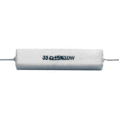 VISATON VIS 5296 - Resistencia cerámica, 10,0 ohmios VISATON VIS 5296 - Resistencia cerámica, 10,0 ohmios