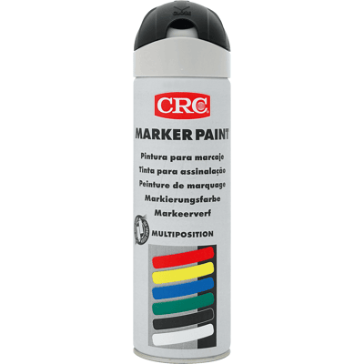 CRC-KONTAKTCHEMIE KONTAKT 03107 - Pintura de marcado, Marker Paint, 500 ml, bote de aerosol, negro CRC-KONTAKTCHEMIE KONTAKT 03107 - Pintura de marcado, Marker Paint, 500 ml, bote de aerosol, negro