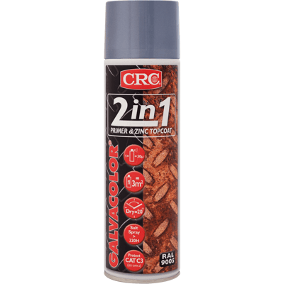 CRC-KONTAKTCHEMIE KONTAKT 20581 - Pintura anticorrosión, Galvaclor 9005, 500 ml, aerosol, n CRC-KONTAKTCHEMIE KONTAKT 20581 - Pintura anticorrosión, Galvaclor 9005, 500 ml, aerosol, n