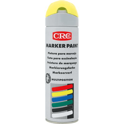 CRC-KONTAKTCHEMIE KONTAKT 03103 - Pintura de marcado, Marker Paint, 500 ml, bote de aerosol, amari CRC-KONTAKTCHEMIE KONTAKT 03103 - Pintura de marcado, Marker Paint, 500 ml, bote de aerosol, amari