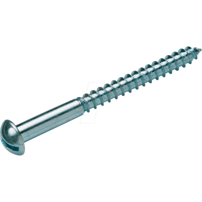 CIMCO 190184 - Tornillo de madera cabeza media redonda con ranura 5,0x40mm, paq CIMCO 190184 - Tornillo de madera cabeza media redonda con ranura 5,0x40mm, paq