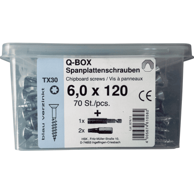 REISSER SCHRAUBENTECHNIK - Q200 - 6,0x120 - TX - Tornillo REISSER SCHRAUBENTECHNIK - Q200 - 6,0x120 - TX - Tornillo