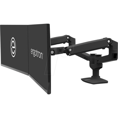 ET 45-245-224 - ERGOTRON LX brazo monitor dual negro - montaje en mesa ET 45-245-224 - ERGOTRON LX brazo monitor dual negro - montaje en mesa