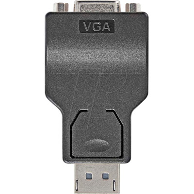 NEDIS N CCGB37935BK - Adaptador DisplayPort, conector DP 1.2 a toma VGA NEDIS N CCGB37935BK - Adaptador DisplayPort, conector DP 1.2 a toma VGA