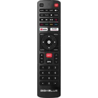GBL RCUGGB/006 - Mando a distancia GIGABLUE para dispositivos GIGABLUE UHD 4K GBL RCUGGB/006 - Mando a distancia GIGABLUE para dispositivos GIGABLUE UHD 4K