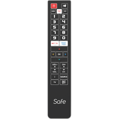 SUPERIOR ELECTRONICS SUPER SAFE BLACK - Control remoto seguro simplificado en negro SUPERIOR ELECTRONICS SUPER SAFE BLACK - Control remoto seguro simplificado en negro