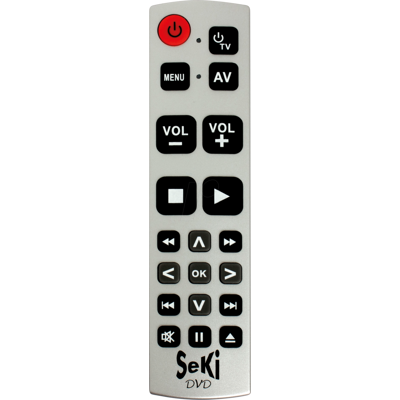 SEKI DVD SI - SEKI DVD, control remoto universal, plata SEKI DVD SI - SEKI DVD, control remoto universal, plata