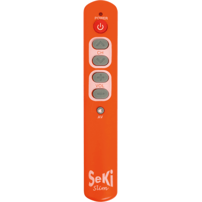 SEKI SLIM OR - Multi-propósito, aprendiz de control remoto, naranja SEKI SLIM OR - Multi-propósito, aprendiz de control remoto, naranja